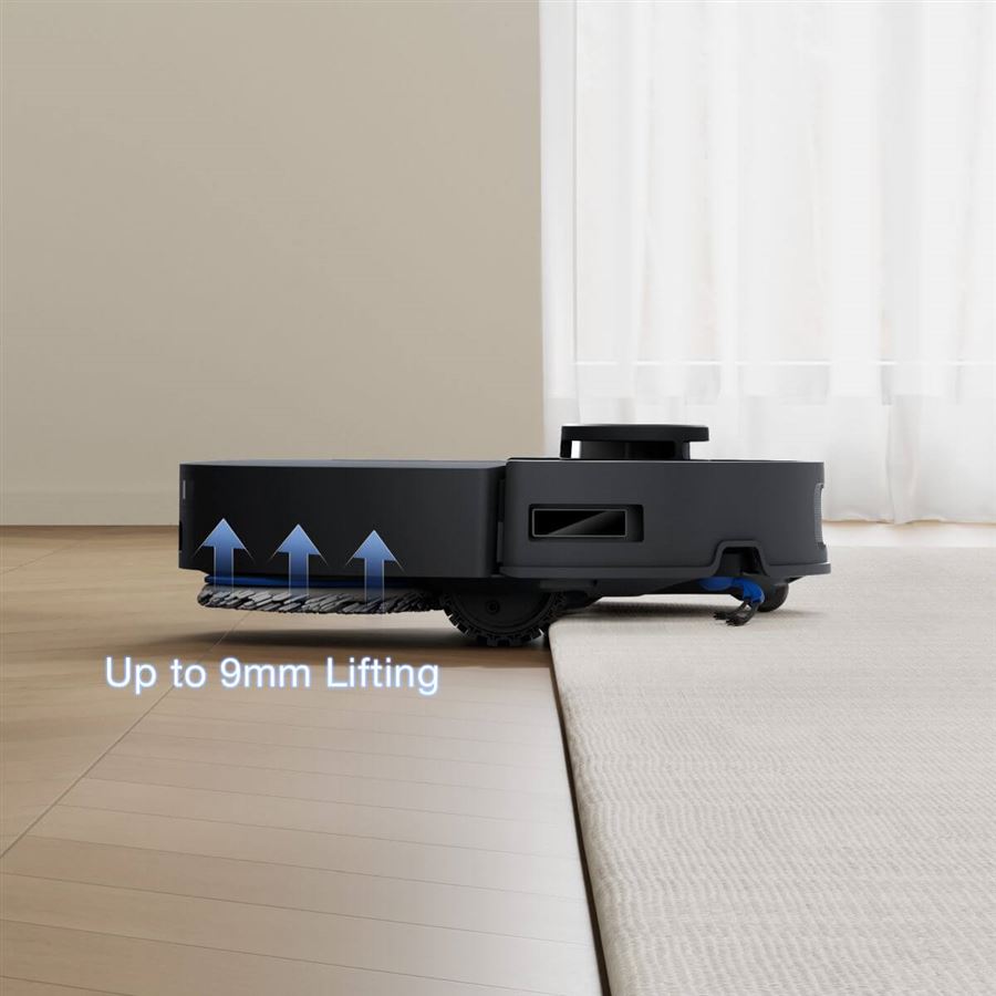 Robotický vysavač 2v1 ECOVACS, OZMO Turbo 2.0 o 9 mm, TruEdge 2.0, ZeroTangle 3.0, 25 000 Pa, 220 min