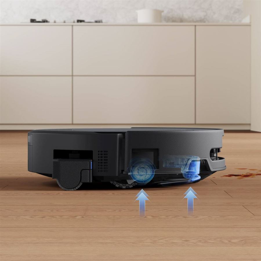 Robotický vysávač 2v1 ECOVACS, OZMO ROLLER 3.0 o 15 mm, BLAST: 30 000 Pa, Triple Lift, TruePass, PowerBoost