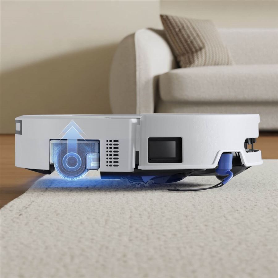 Robotický vysávač 2v1 ECOVACS, OZMO ROLLER 3.0 o 15 mm, BLAST: 30 000 Pa, Triple Lift, TruePass, PowerBoost