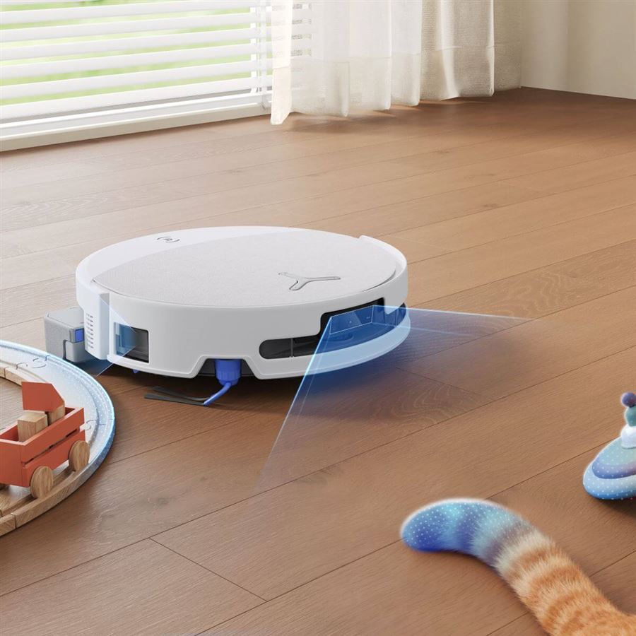 Robotický vysávač 2v1 ECOVACS, OZMO ROLLER 3.0 o 15 mm, BLAST: 30 000 Pa, Triple Lift, TruePass, PowerBoost