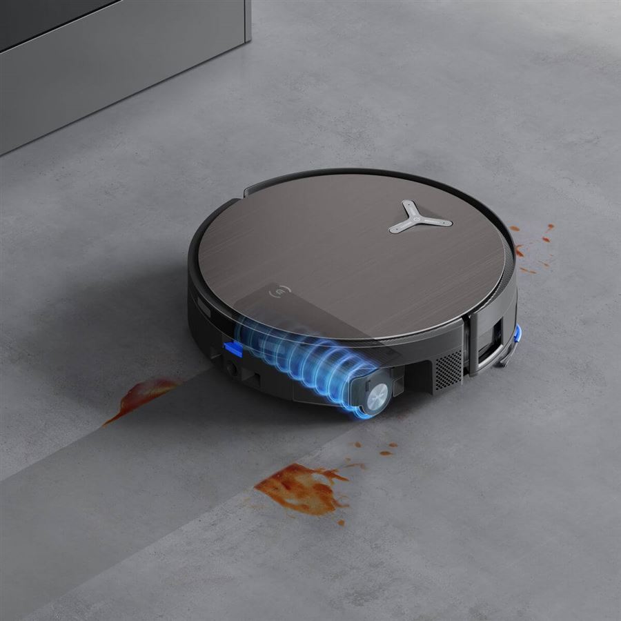Robotický vysávač 2v1 ECOVACS, OZMO ROLLER 2.0 o 10 mm, BLAST: 19 500 Pa, Triple Lift, TruePass, PowerBoost