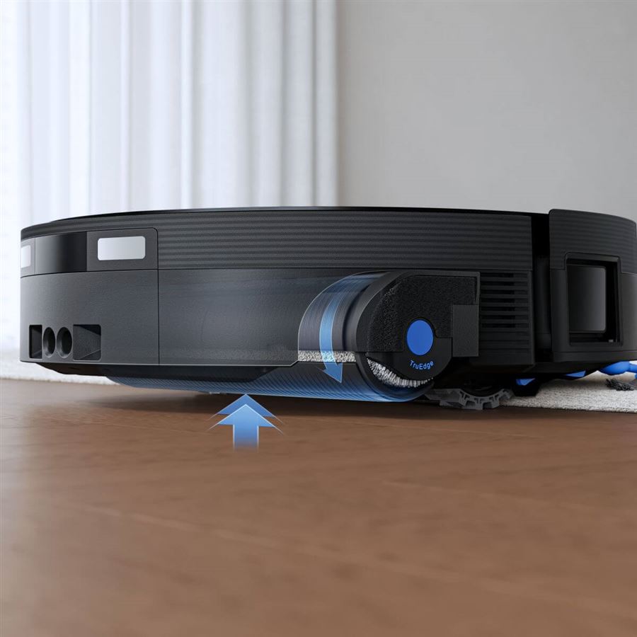 Robotický vysávač 2v1 ECOVACS, OZMO ROLLER 3.0 o 15 mm, BLAST: 22 000 Pa, FocusJet, Triple Lift, TruePass, PowerBoost
