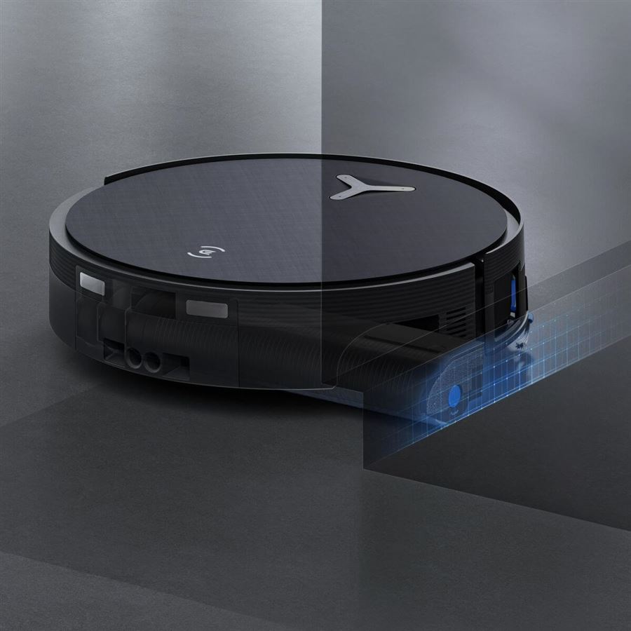 Robotický vysávač 2v1 ECOVACS, OZMO ROLLER 3.0 o 15 mm, BLAST: 22 000 Pa, FocusJet, Triple Lift, TruePass, PowerBoost