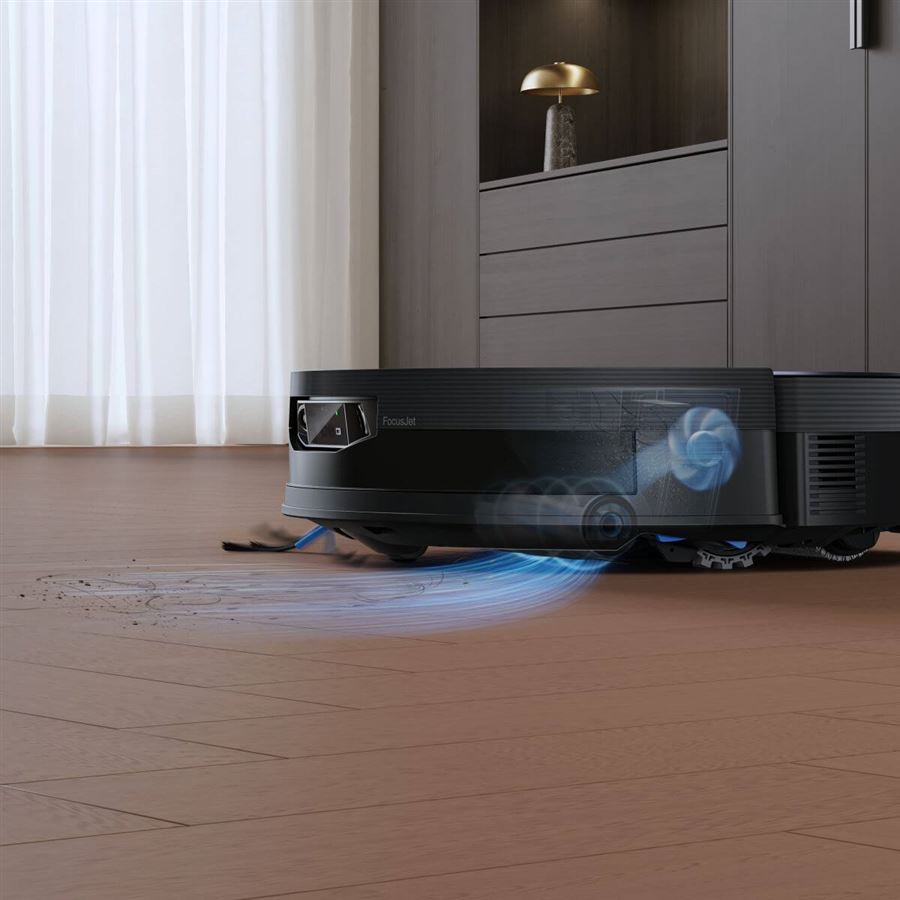 Robotický vysávač 2v1 ECOVACS, OZMO ROLLER 3.0 o 15 mm, BLAST: 22 000 Pa, FocusJet, Triple Lift, TruePass, PowerBoost