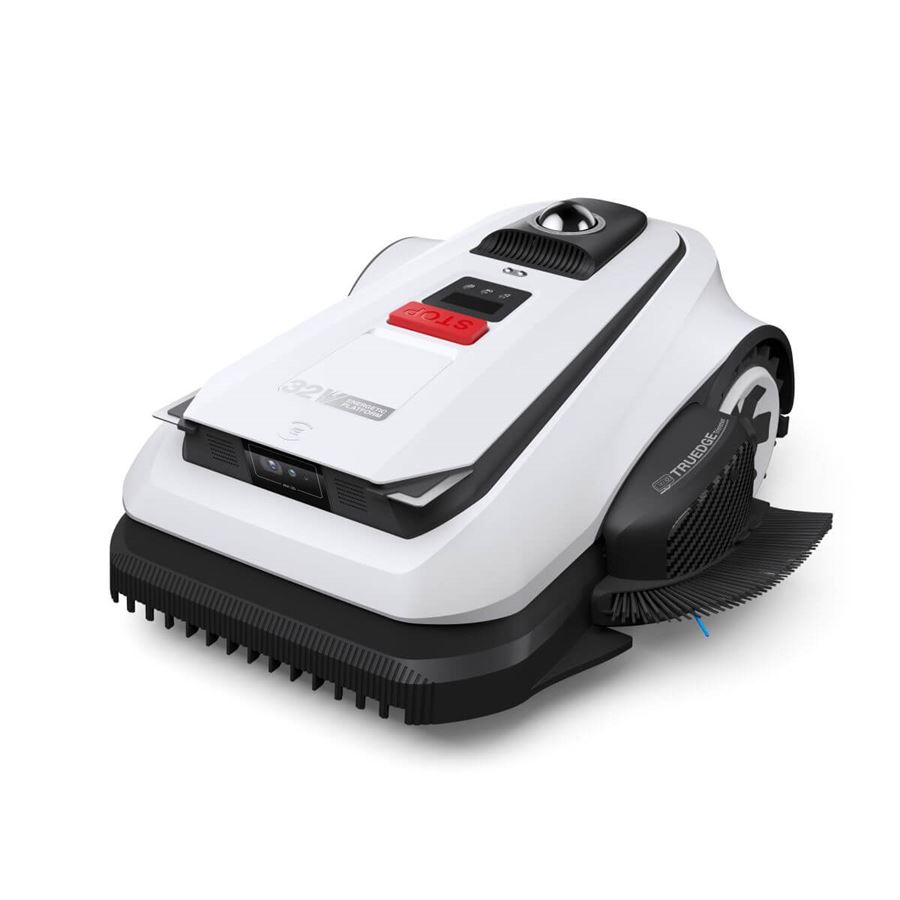 Robotická kosačka ECOVACS so strunovým vyžínačom, na 1600 m2, 400 m2/h, duálny LiDAR a AI kamera, AIVI 3D, kosenie 33 cm