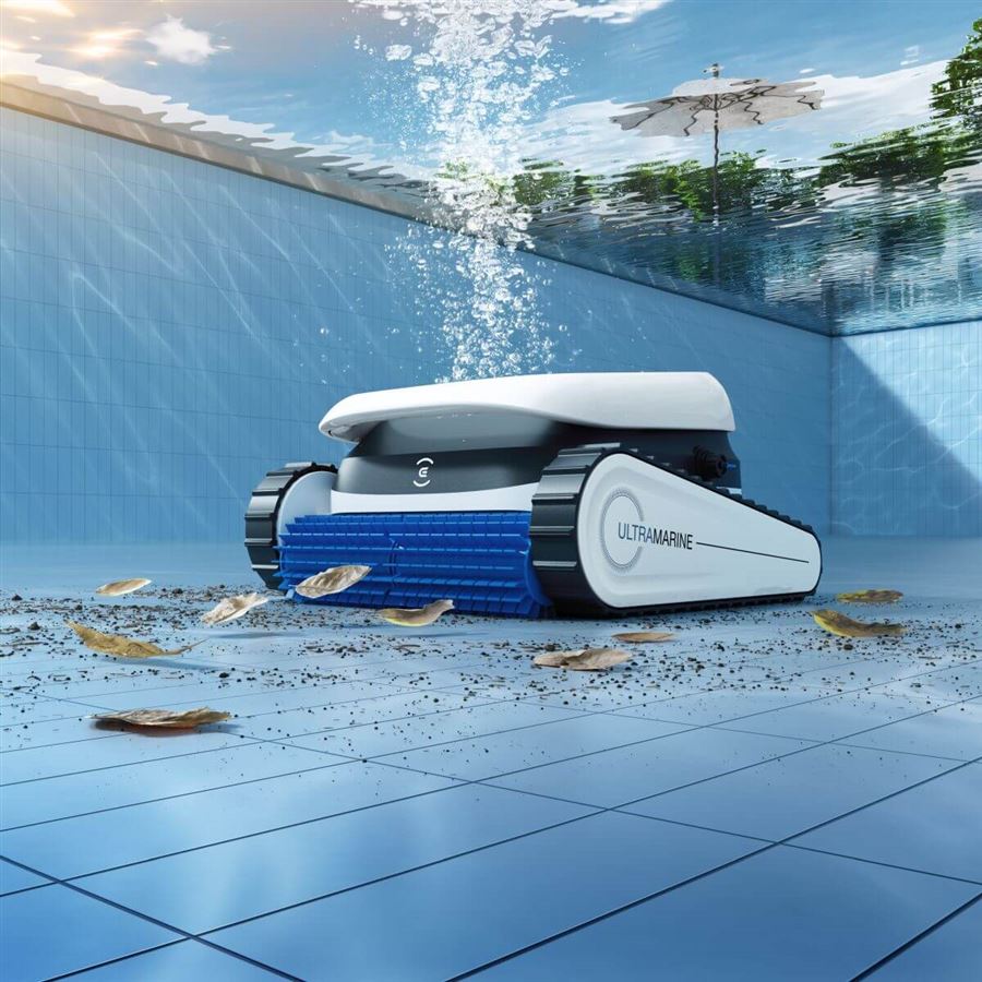 Robotický bazénový vysávač ECOVACS, 180 m2, navigácia IMU, 4 800 GPH (18,2 m3/h), 180μm + 3μm, 180 min